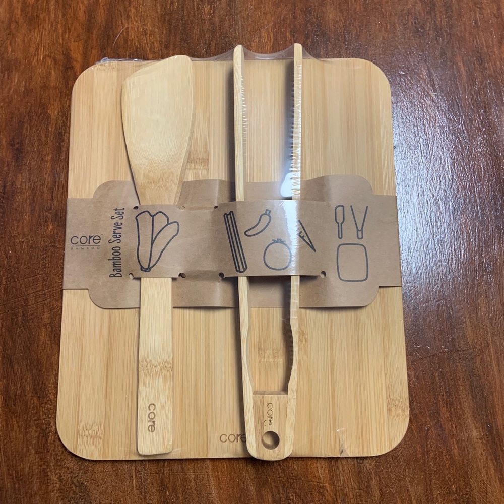 Core Bamboo 3 Pieces Serving Set